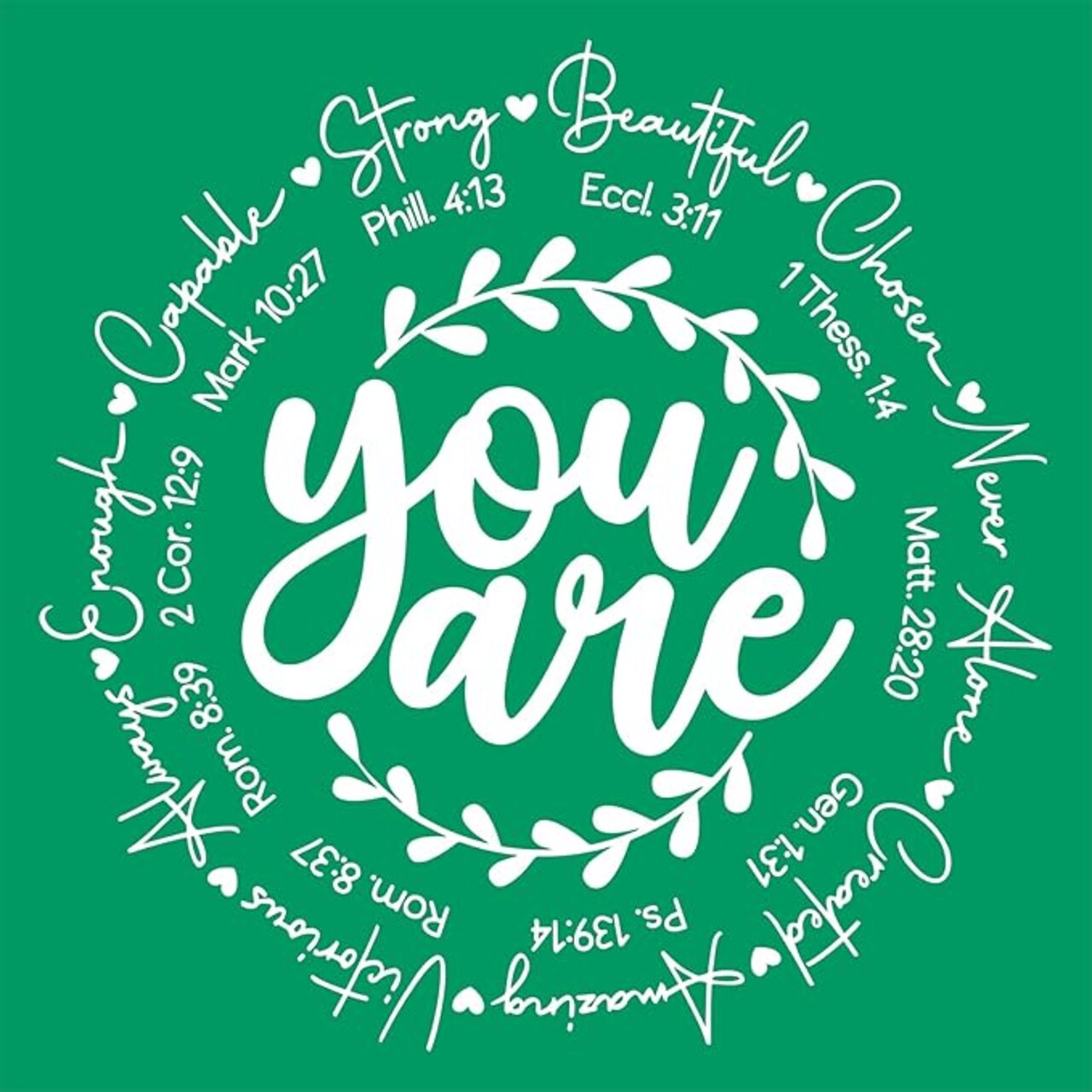Christian Reusable Silk Screen Stencils: Motivational Bible Verse Templates for Crafts on T-Shirt/Wood/Glass/Canvas Wall DIY Office Home Decor
